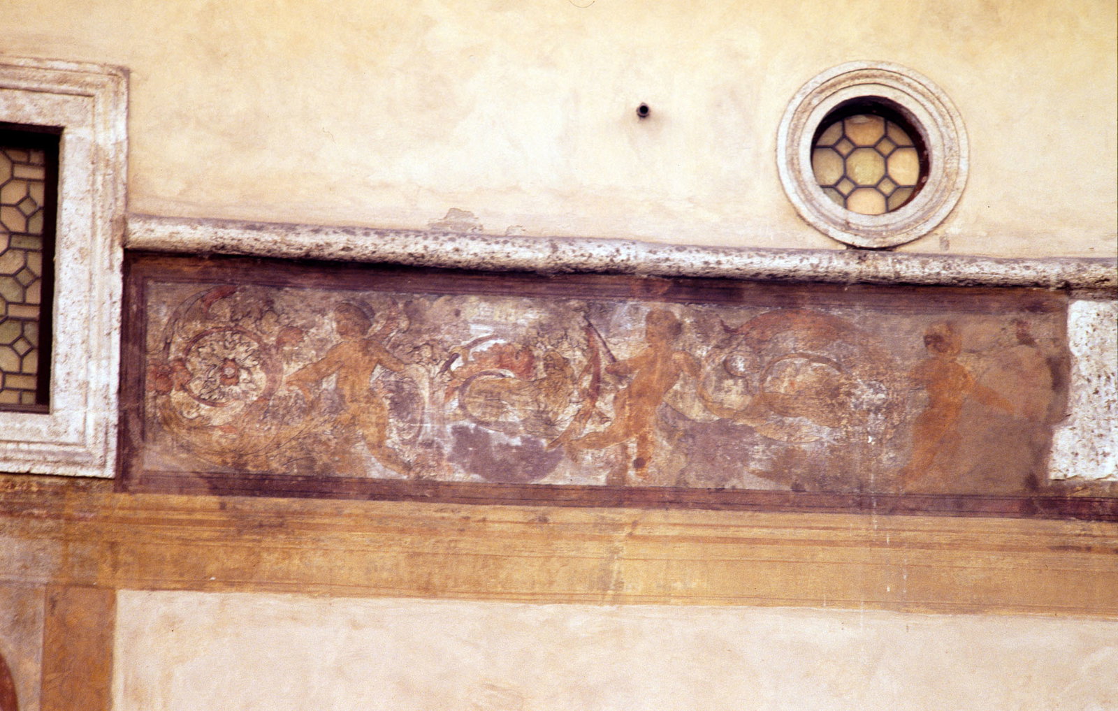 Festoni e putti (dipinto murale) by Rietti Domenico da Figline detto Zaga (sec. 